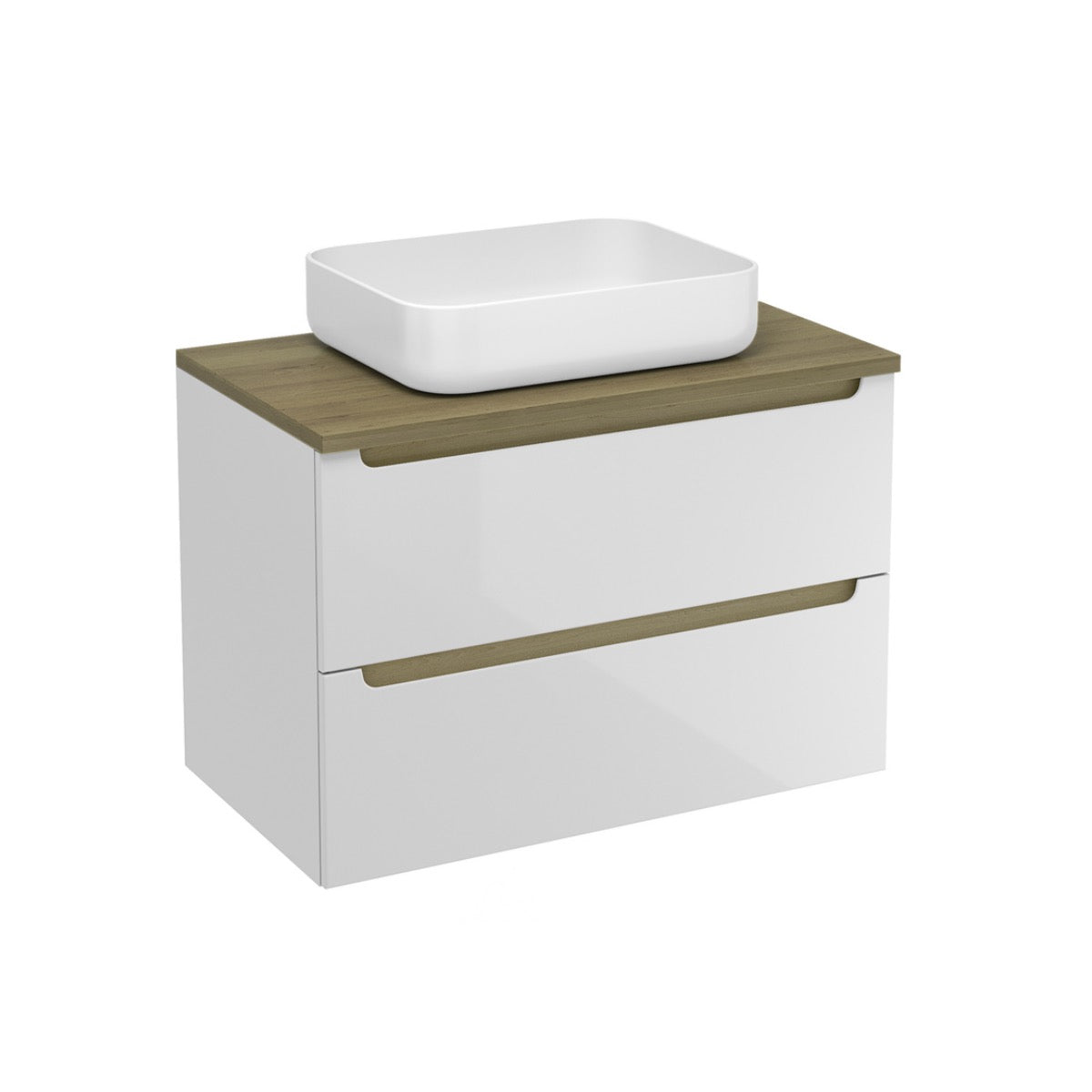 STILLAD08057DBK Naturel Stilla 80 x 45 cm omarica za umivalnik