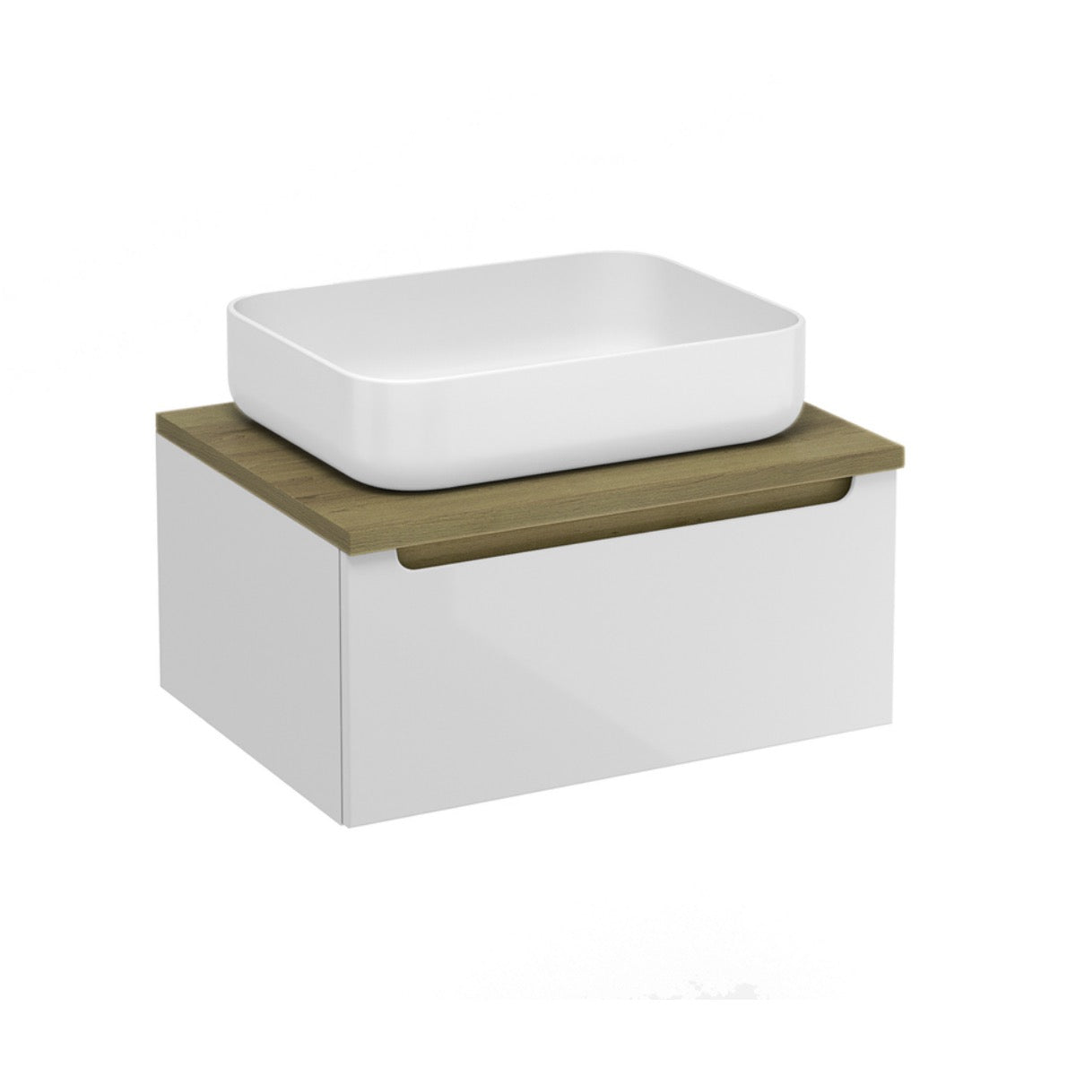 STILLAD06007DBK Naturel Stilla 60 x 45 cm omarica za umivalnik