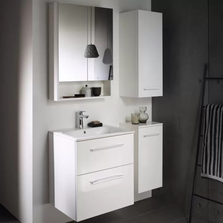 501.240.00.1 Geberit Selnova Square 80 x 50 cm umivalnik z omarico