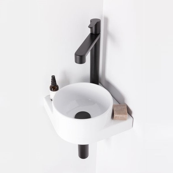 X070182 Ravak Puri visoka armatura za umivalnik črna