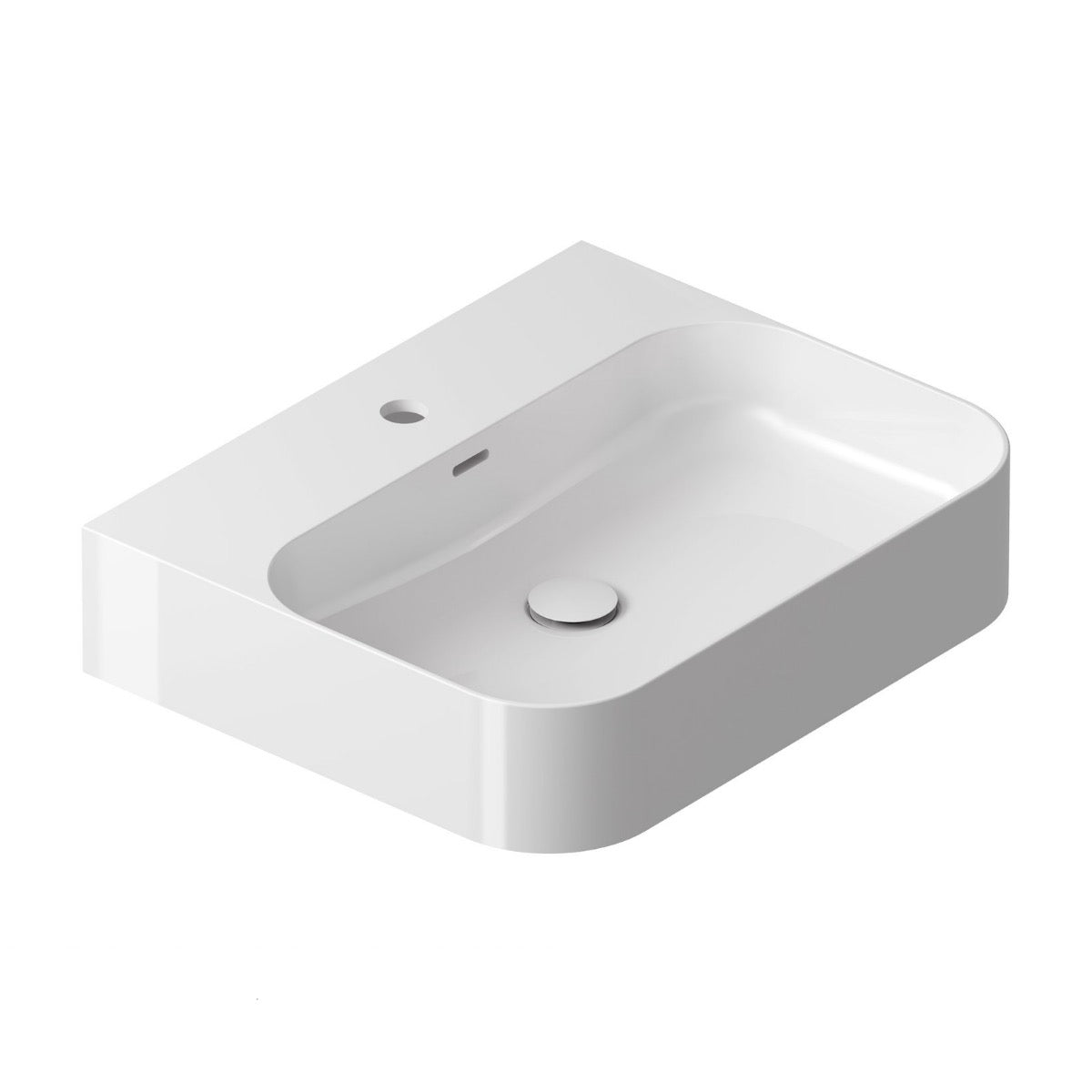 XJX01155006 Ravak Ceramic Slim 55 x 45 cm nadpultni keramični umivalnik z odprtino za armaturo