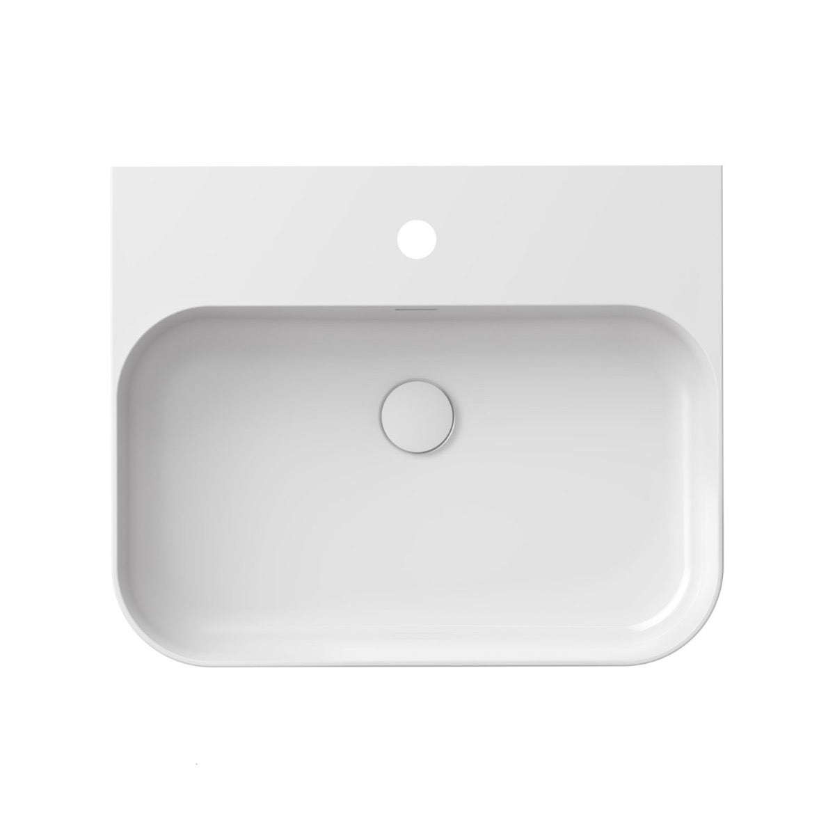 XJX01155006 Ravak Ceramic Slim 55 x 45 cm nadpultni keramični umivalnik z odprtino za armaturo