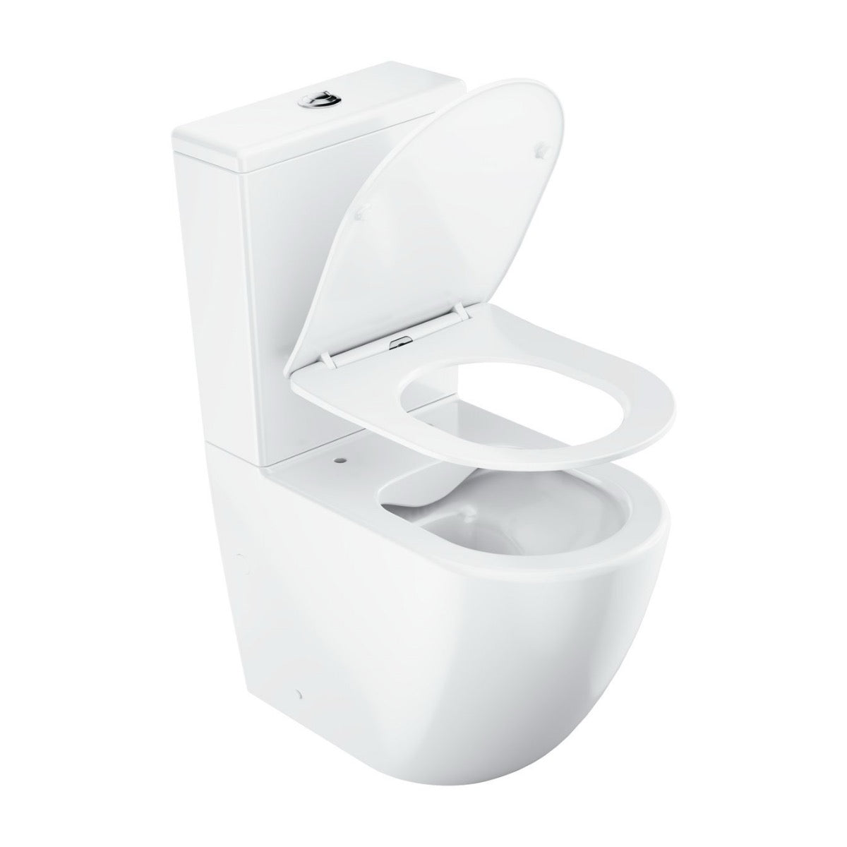 X01870 Ravak Optima talna brezrobna WC školjka monoblok z WC desko s počasnim zapiranjem
