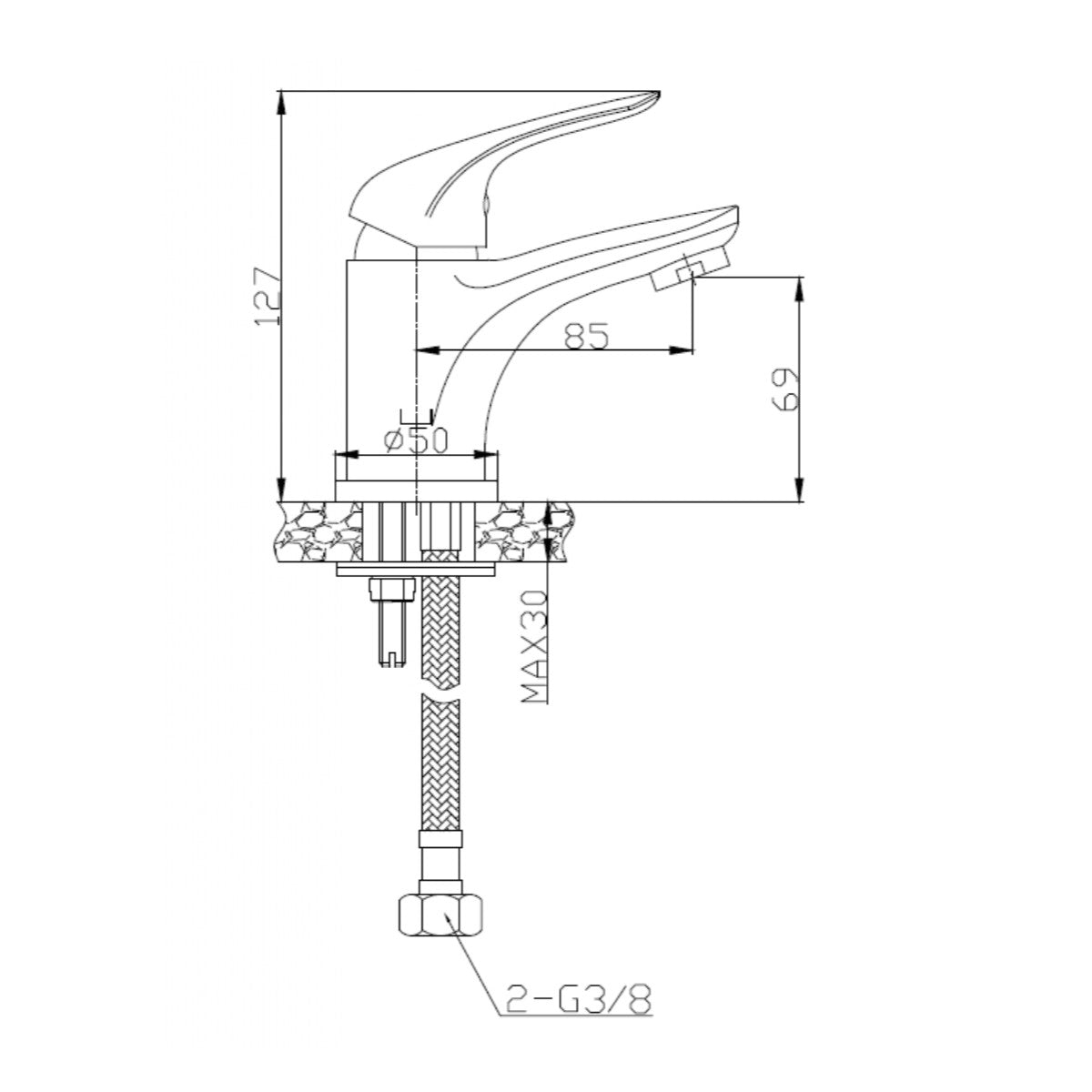 SIKOBSLPRO271C S-Line Pro armatura za umivalnik