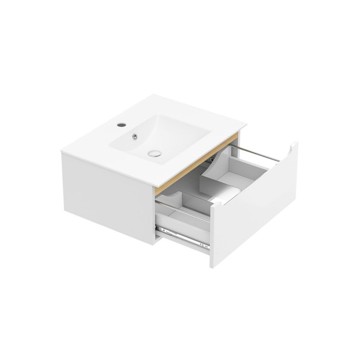 STILLAD06007U1 Naturel Stilla 60 x 45 cm umivalnik z omarico