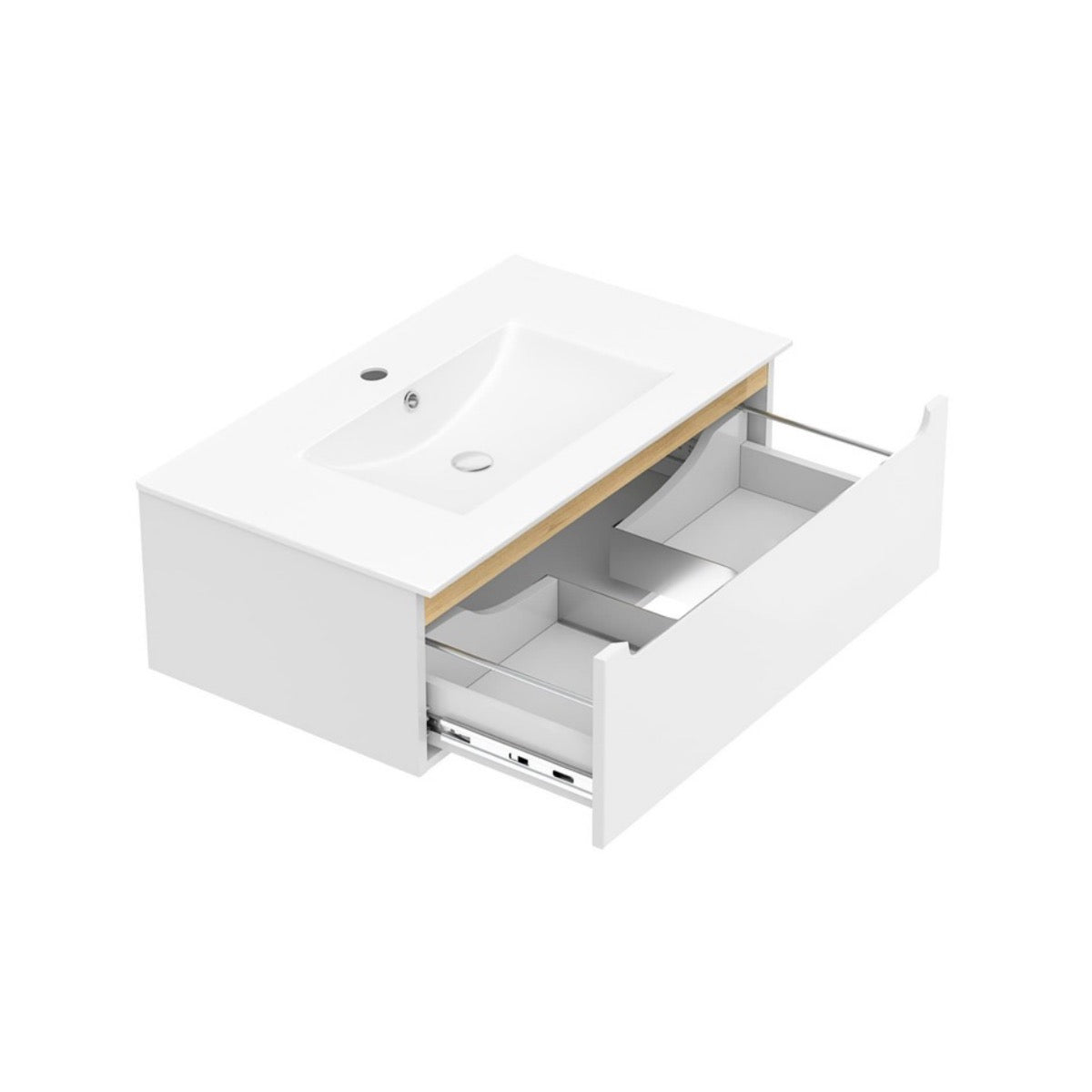 STILLAD08005U1 Naturel Stilla 80 x 45 cm umivalnik z omarico