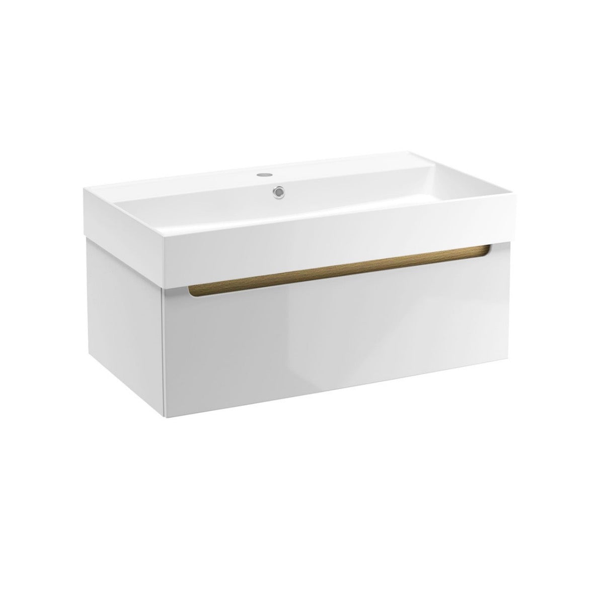 STILLAD08005U2 Naturel Stilla 80 x 45 cm umivalnik z omarico