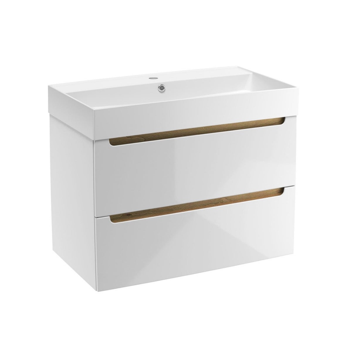 STILLAD08057U2 Naturel Stilla 80 x 45 cm umivalnik z omarico