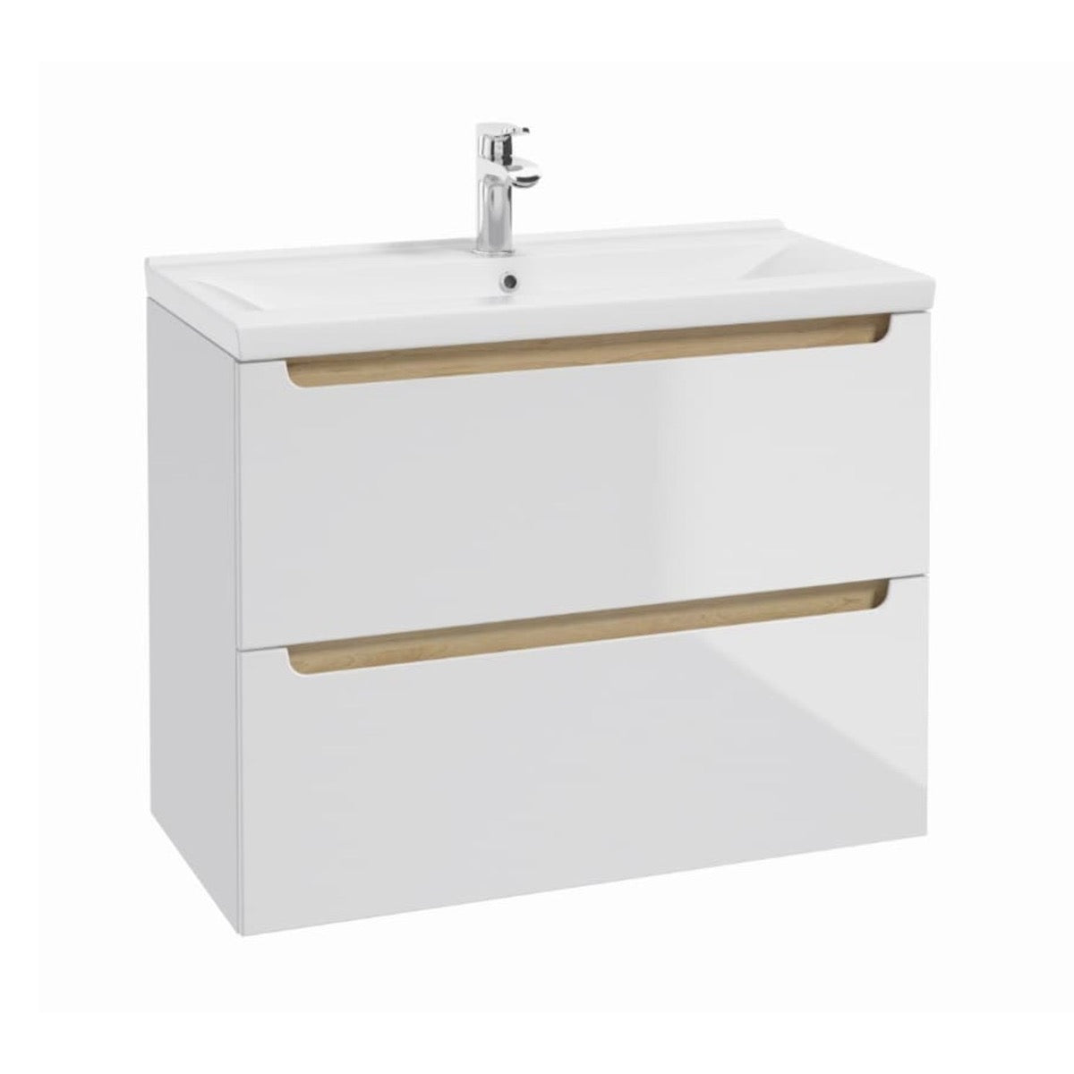 STILLAD08057U3 Naturel Stilla 80 x 45 cm umivalnik z omarico