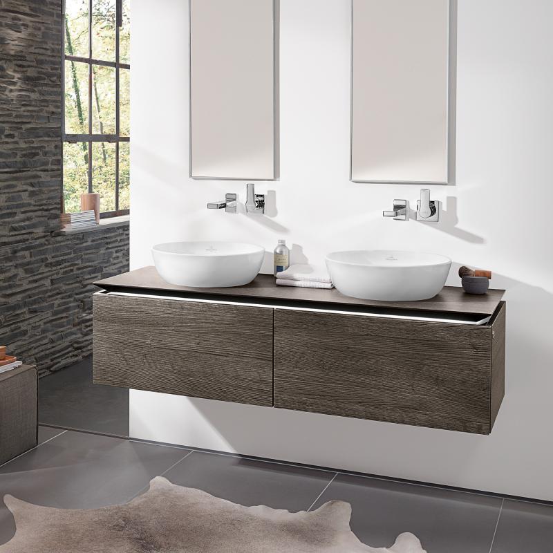 41794301 Villeroy & Boch 43 x 43 cm okrogli nadpultni keramični umivalnik