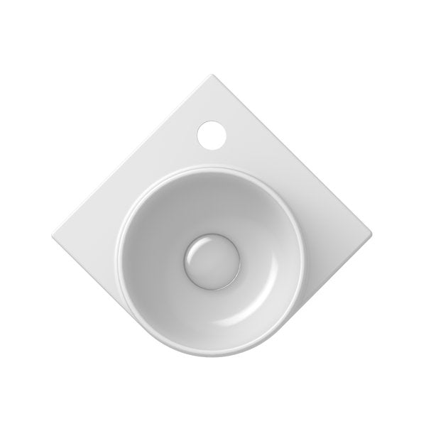 X000001523 Ravak Yard 28 x 28 cm kotni umivalnik z nosilcem