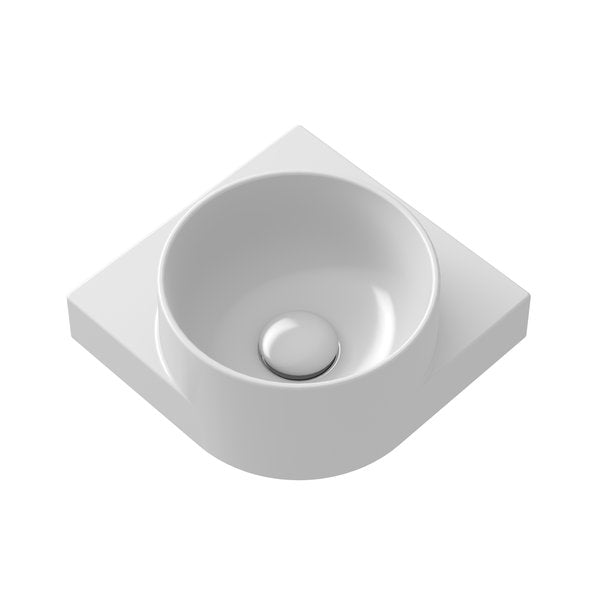 X000001523 Ravak Yard 28 x 28 cm kotni umivalnik z nosilcem