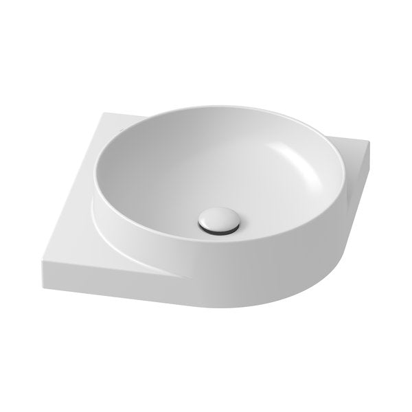 XJX01245000 Ravak Yard 45 x 45 cm kotni umivalnik z odprtino za armaturo