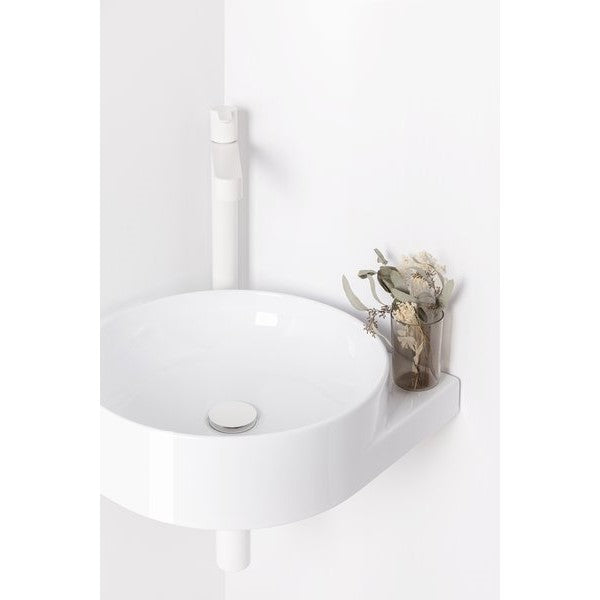 X000001526 Ravak Yard 45 x 45 cm kotni umivalnik z nosilcem