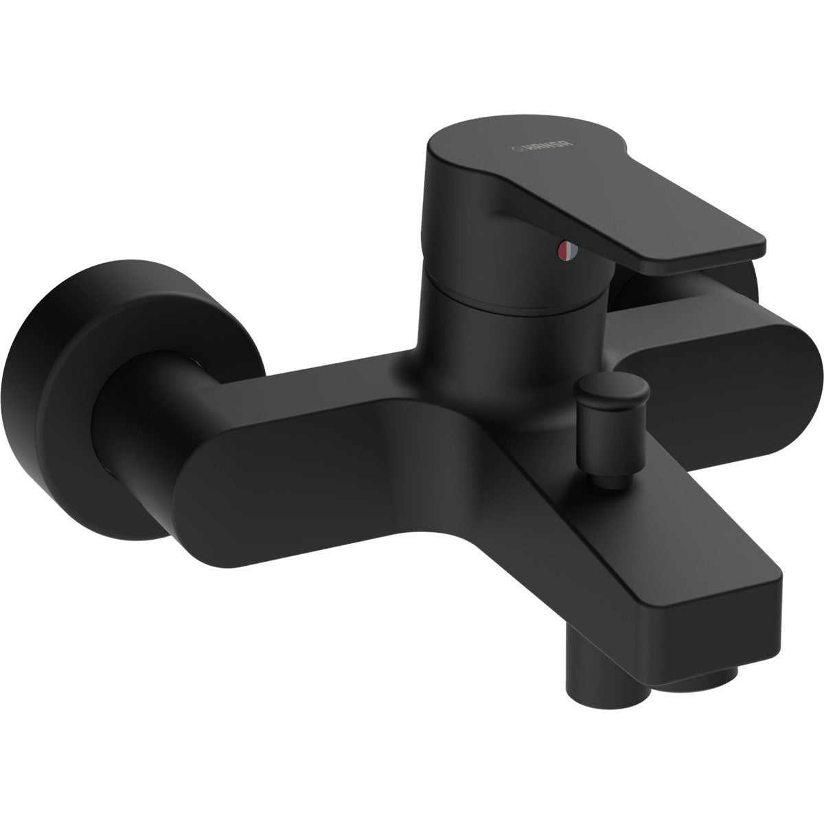 Armature 0974218333 Hansa Twist stenska armatura za kad črna | KOPALNICA-ONLINE.SI