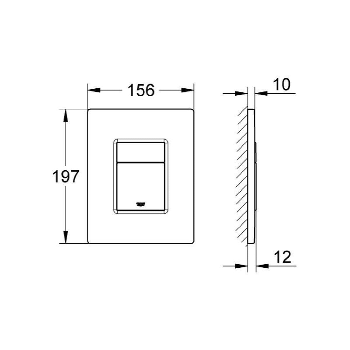 38732P00 Grohe Skate Cosmopolitan aktivirna tipka
