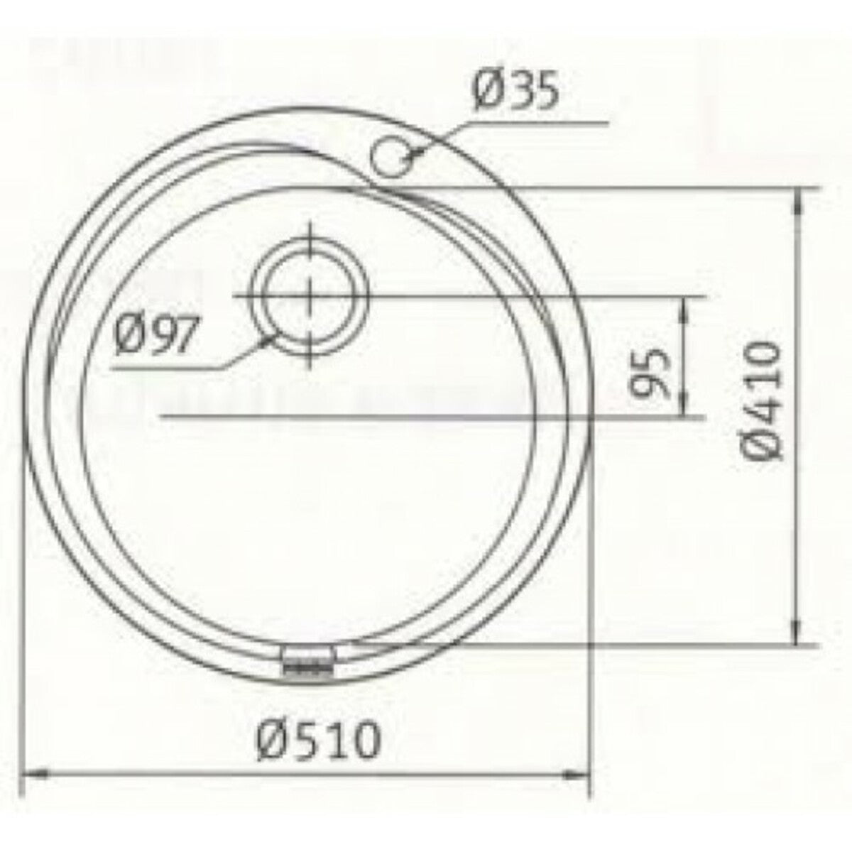 Pomivalno korito 101.0286.003 Franke RON 610-41 pomivalno korito iz nerjavnega jekla | KOPALNICA-ONLINE.SI