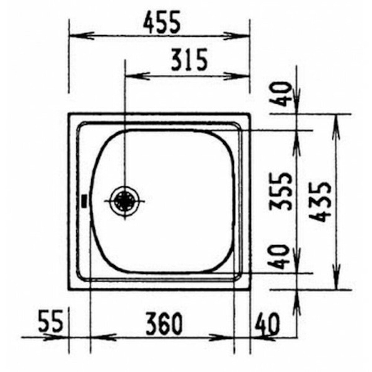 Pomivalno korito 101.0286.106 Franke ETN 610 pomivalno korito iz nerjavnega jekla | KOPALNICA-ONLINE.SI