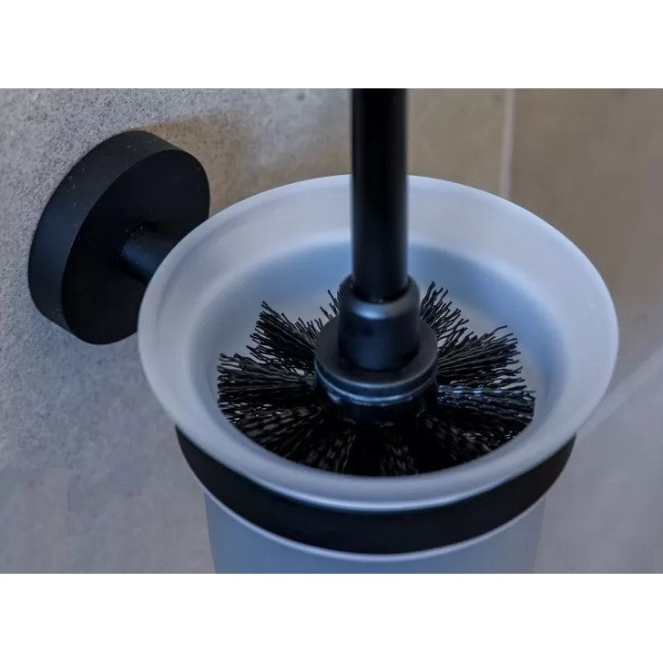 Kopalniški dodatki 104113010 Bemeta Dark straniščna ščetka črna | KOPALNICA-ONLINE.SI