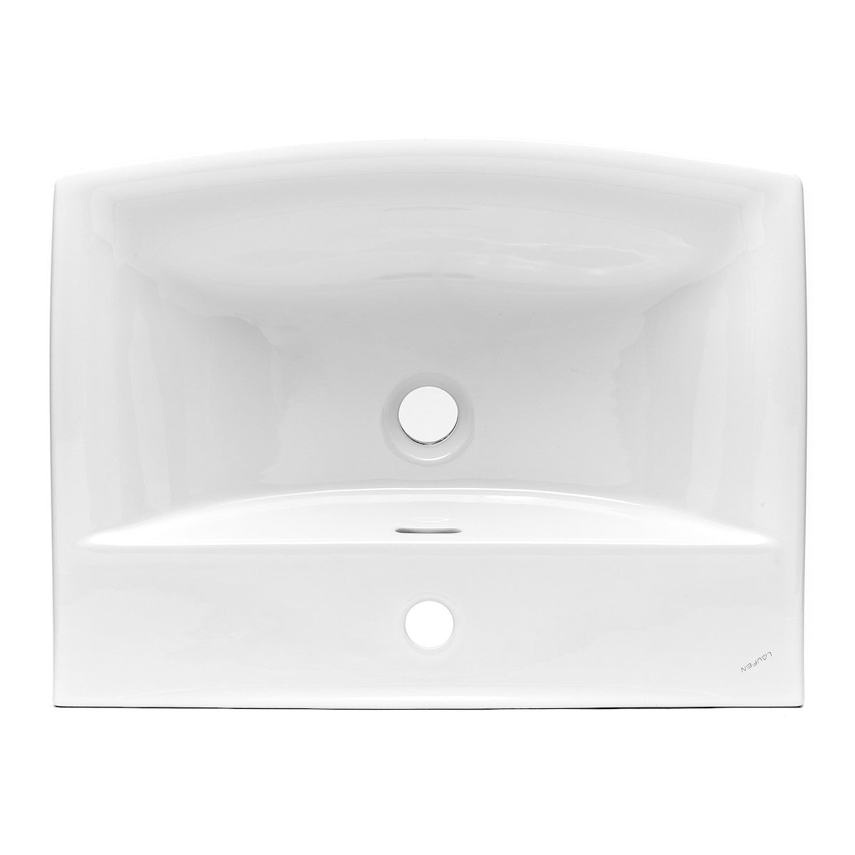 H8109550001041 Laufen Pro Nordic 56 x 42 cm pravokotni vgradni keramični umivalnik z odprtino za armaturo