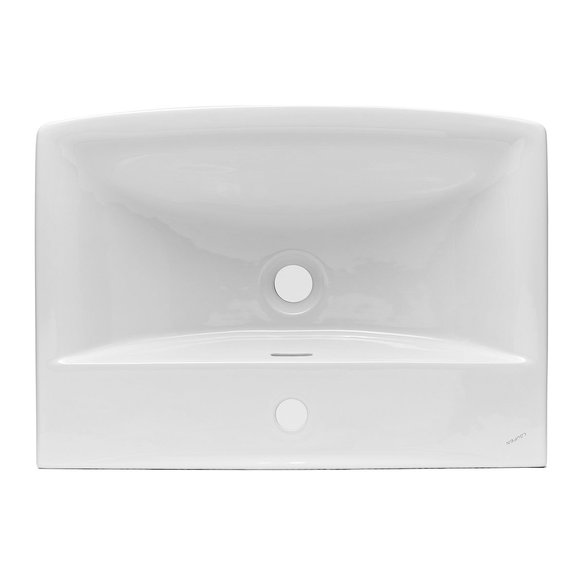 H8109560001041 Laufen Pro Nordic 60 x 42 cm pravokotni vgradni keramični umivalnik z odprtino za armaturo
