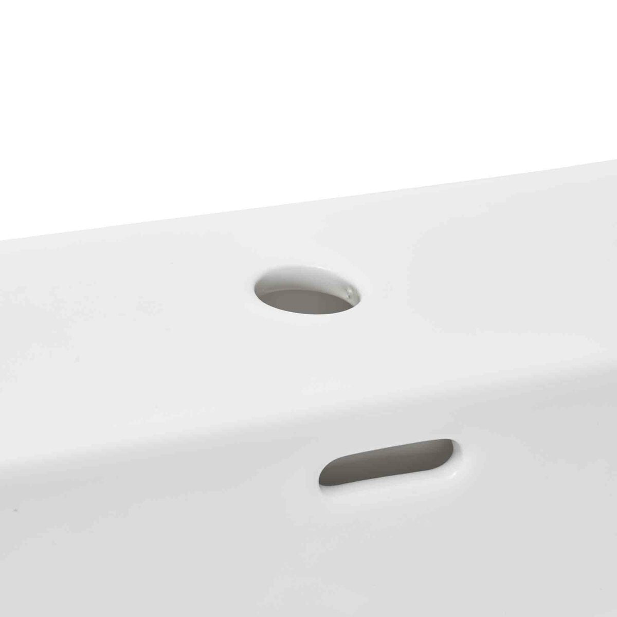 H8109640001041 Laufen Pro S 65 x 46,5 cm pravokotni stenski keramični umivalnik z odprtino za armaturo