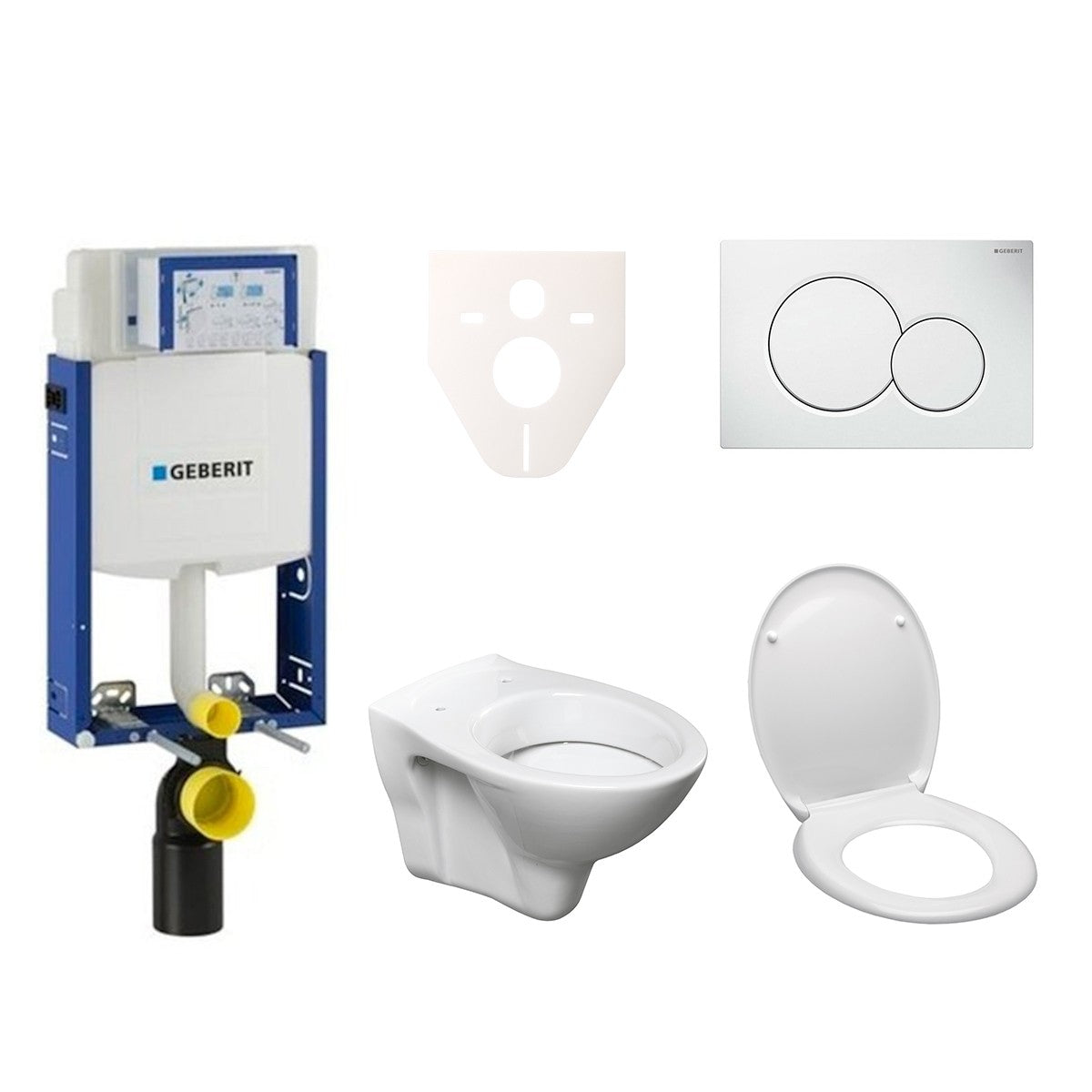 SIKOSSLPRO010 S-Line Pro wc školjka s kompletom Geberit Kombifix 110.302.00.5 Sigma01