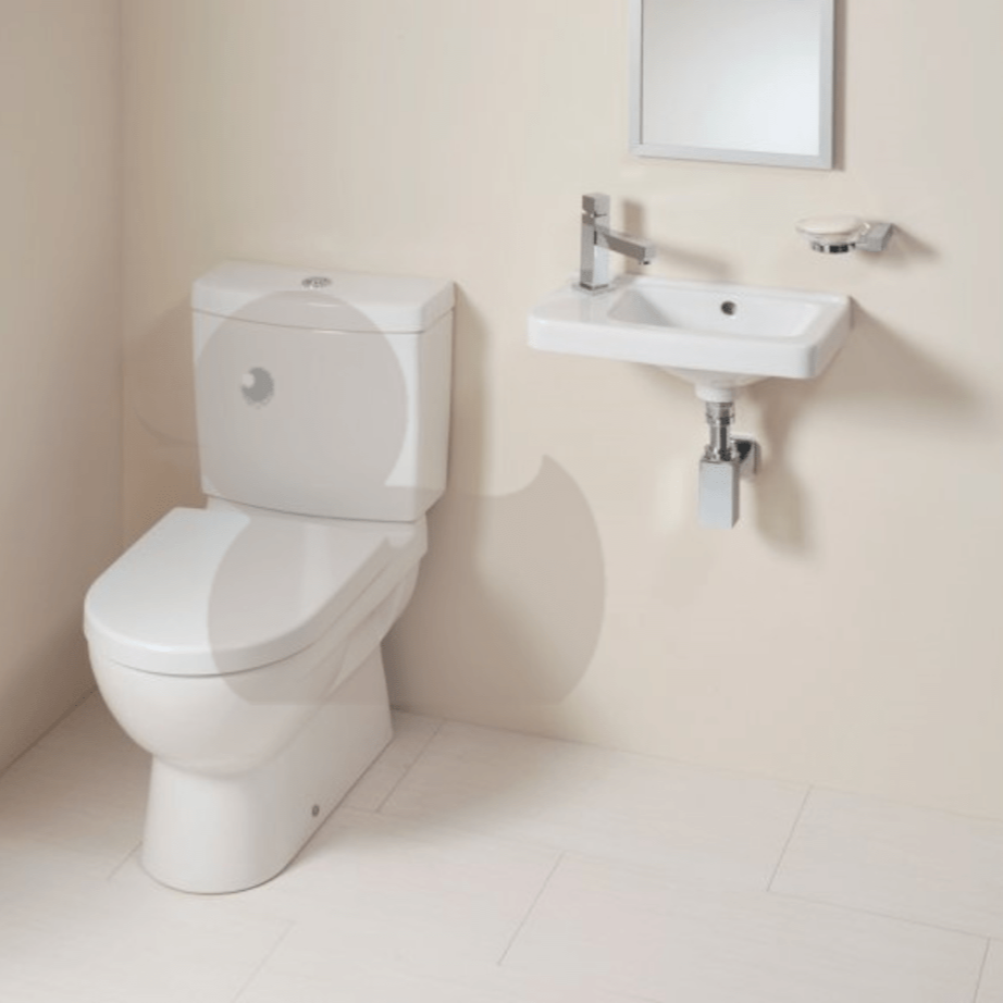 H8114230001051 Jika Cubito 45 x 25 cm leva izvedba keramični umivalnik z odprtino za armaturo