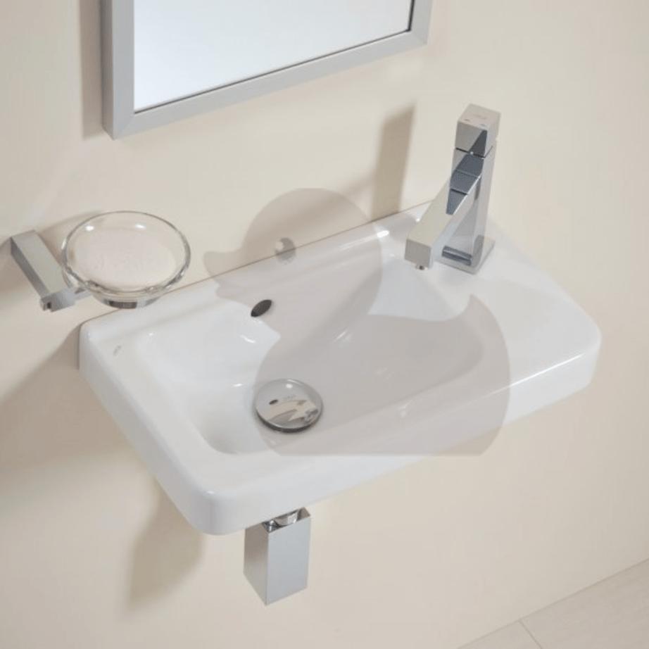 H8114240001061 Jika Cubito 45 x 25 cm desna izvedba keramični umivalnik z odprtino za armaturo