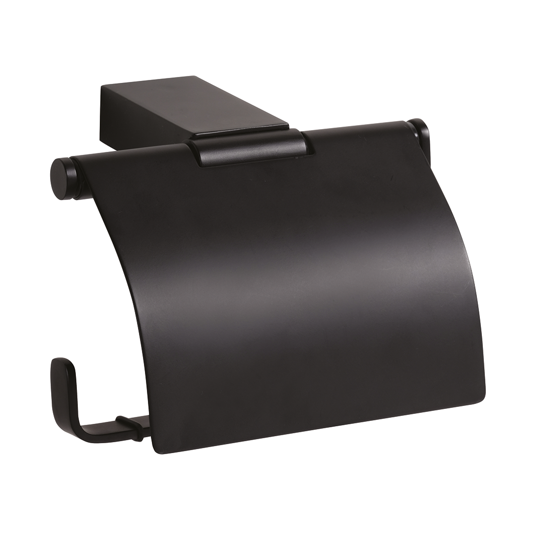 Kopalniški dodatki 135012010 Bemeta Nero držalo za toaletni papir | KOPALNICA-ONLINE.SI