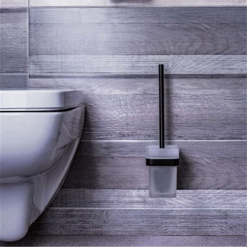 Kopalniški dodatki 135013010 Bemeta Nero straniščna ščetka črna | KOPALNICA-ONLINE.SI