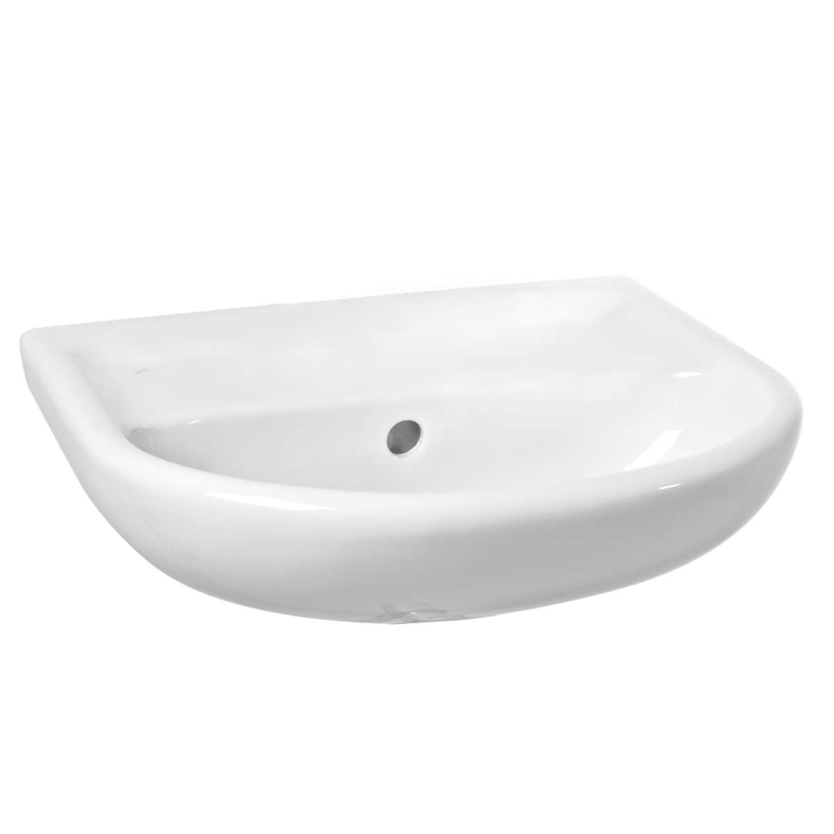 H8143810001091 Jika Lyra Plus 50 x 41 cm stenski keramični umivalnik brez odprtine za armaturo