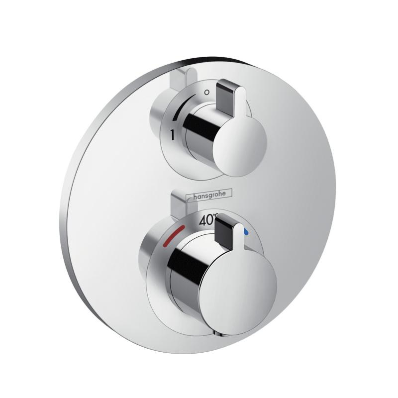 Armature 15757000 Hansgrohe Ecostat S termostatska pokrivna plošča | KOPALNICA-ONLINE.SI