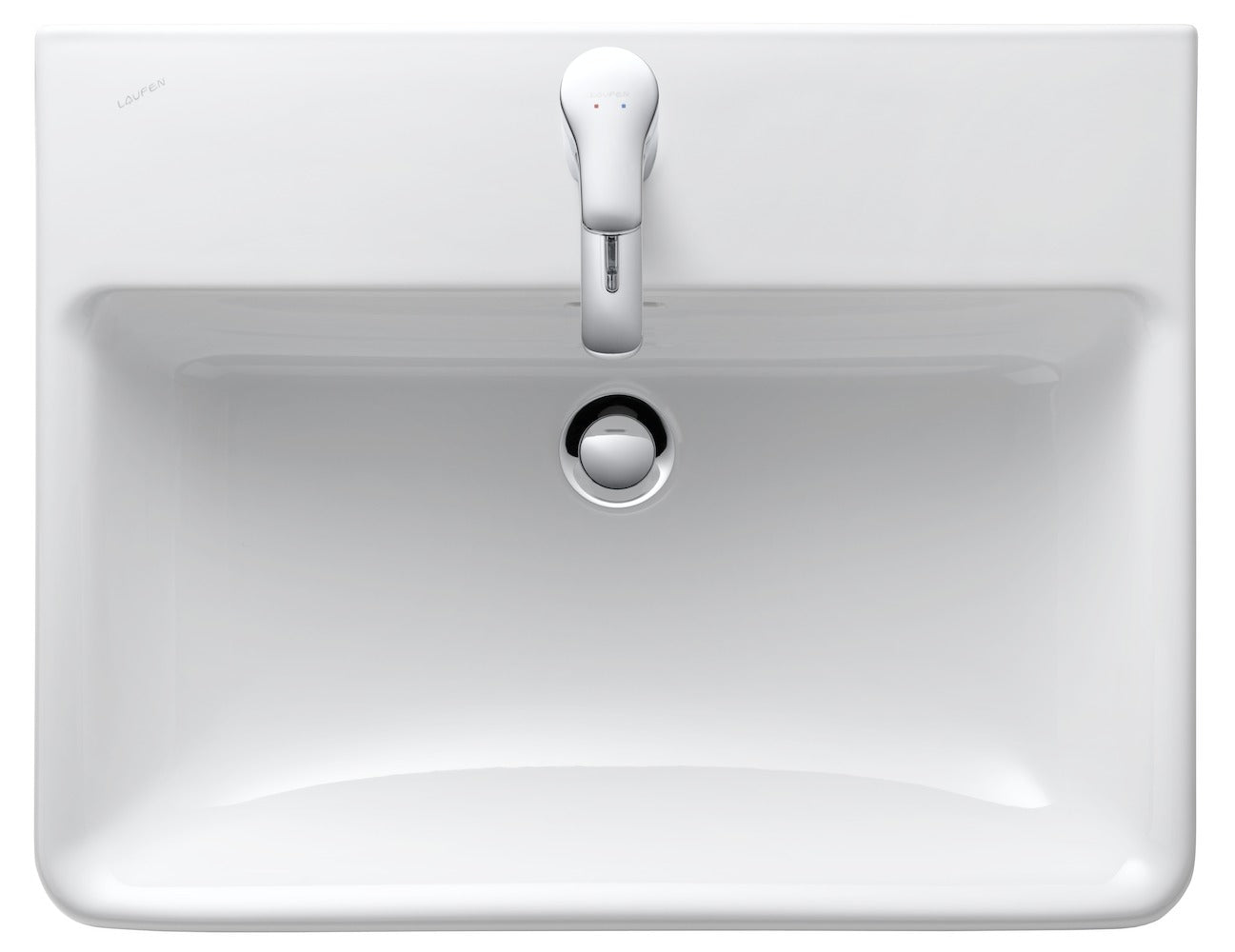 H8169630001041 Laufen Pro S 60 x 46,5 cm nadpultni keramični umivalnik z odprtino za armaturo