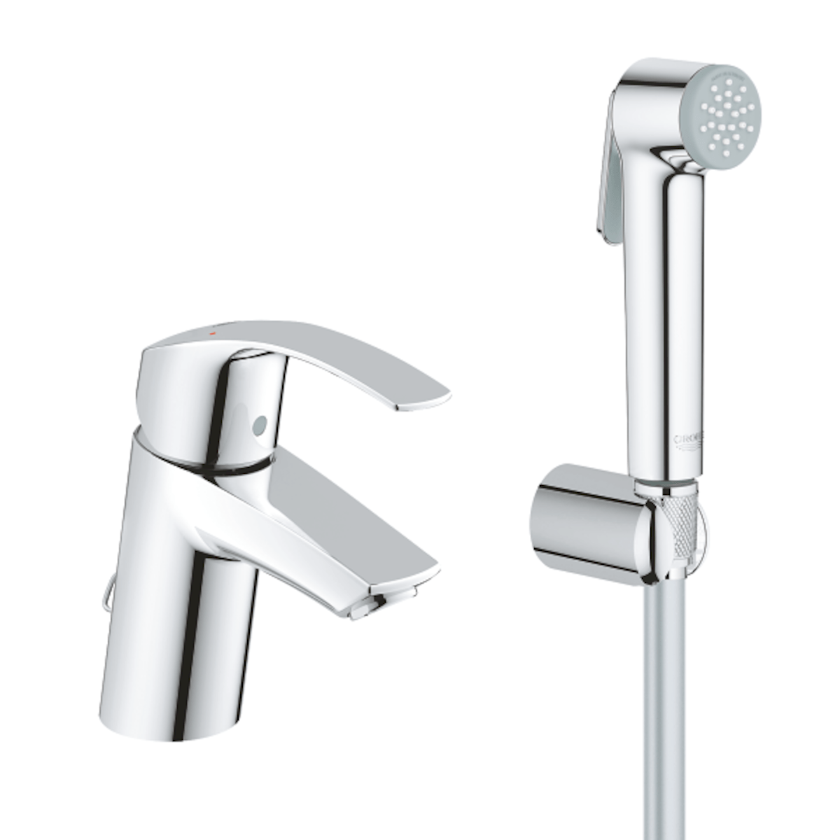 Armature 23124002 Grohe Eurosmart New armatura za umivalnik s higijenskim tuš setom | KOPALNICA-ONLINE.SI