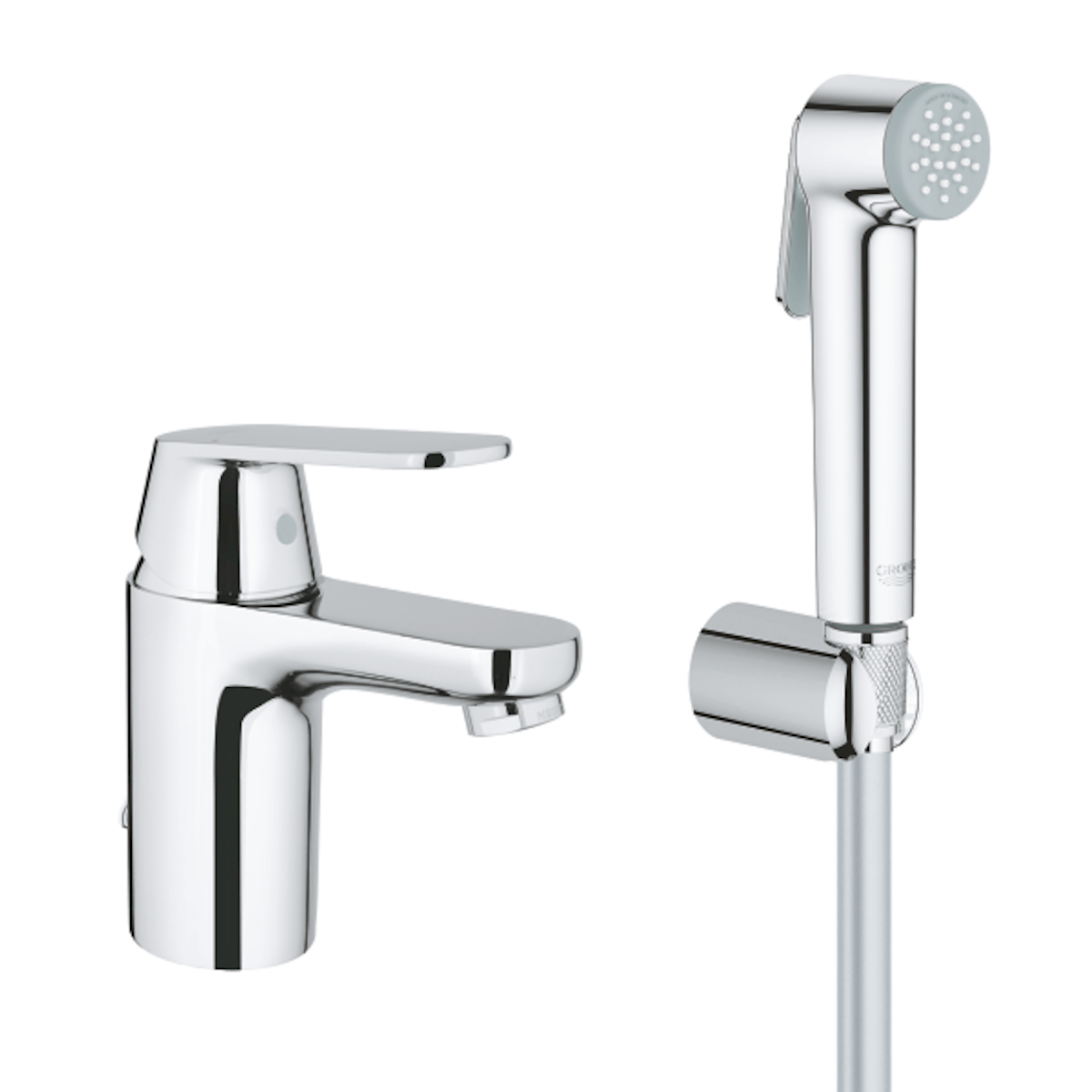 Armature 23125000 Grohe Eurosmart Cosmopolitan armatura za umivalnik s higijenskim tuš setom | KOPALNICA-ONLINE.SI