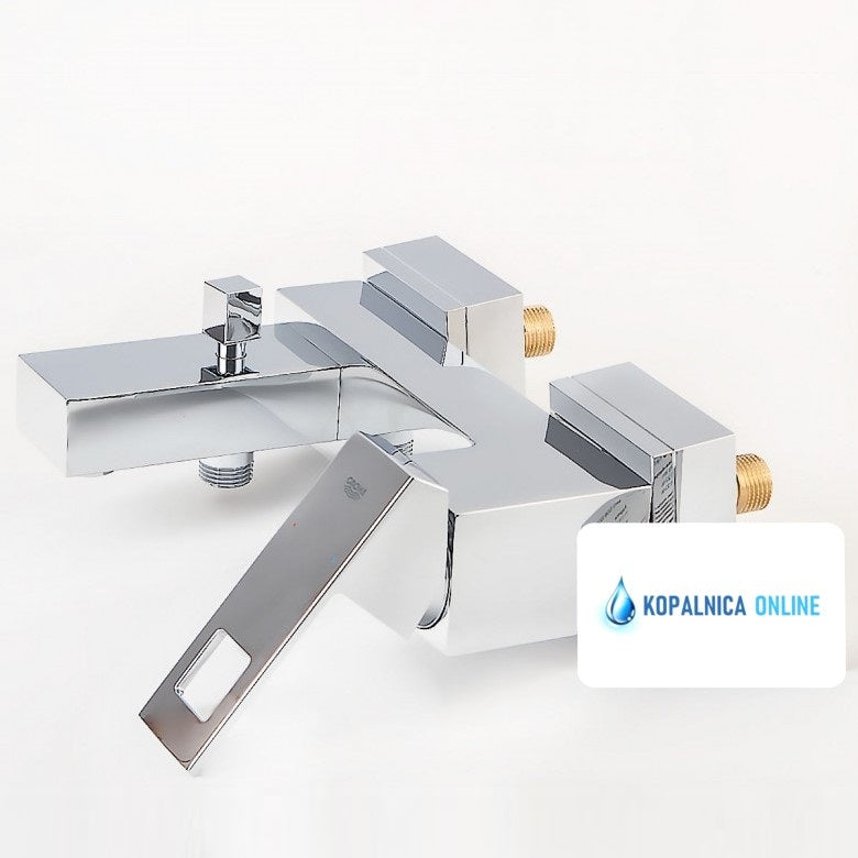 Armature 23141000 Grohe Eurocube stenska armatura za kad s tuš ročko | KOPALNICA-ONLINE.SI