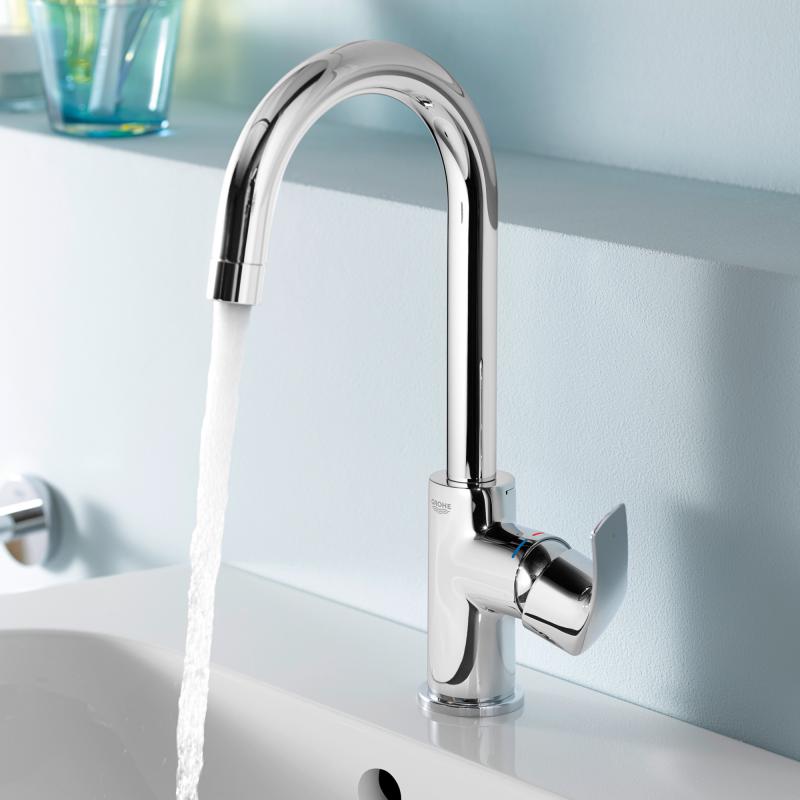 Armature 23537002 Grohe Eurosmart New visoka vrtljiva armatura za umivalnik | KOPALNICA-ONLINE.SI