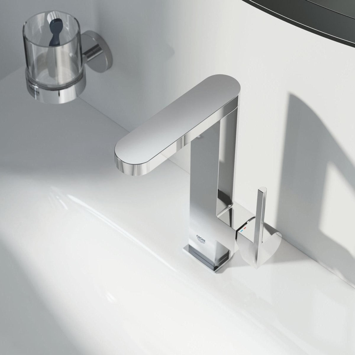 Armature 23873003 Grohe Plus Click-Clack visoka vrtljiva armatura za umivalnik | KOPALNICA-ONLINE.SI