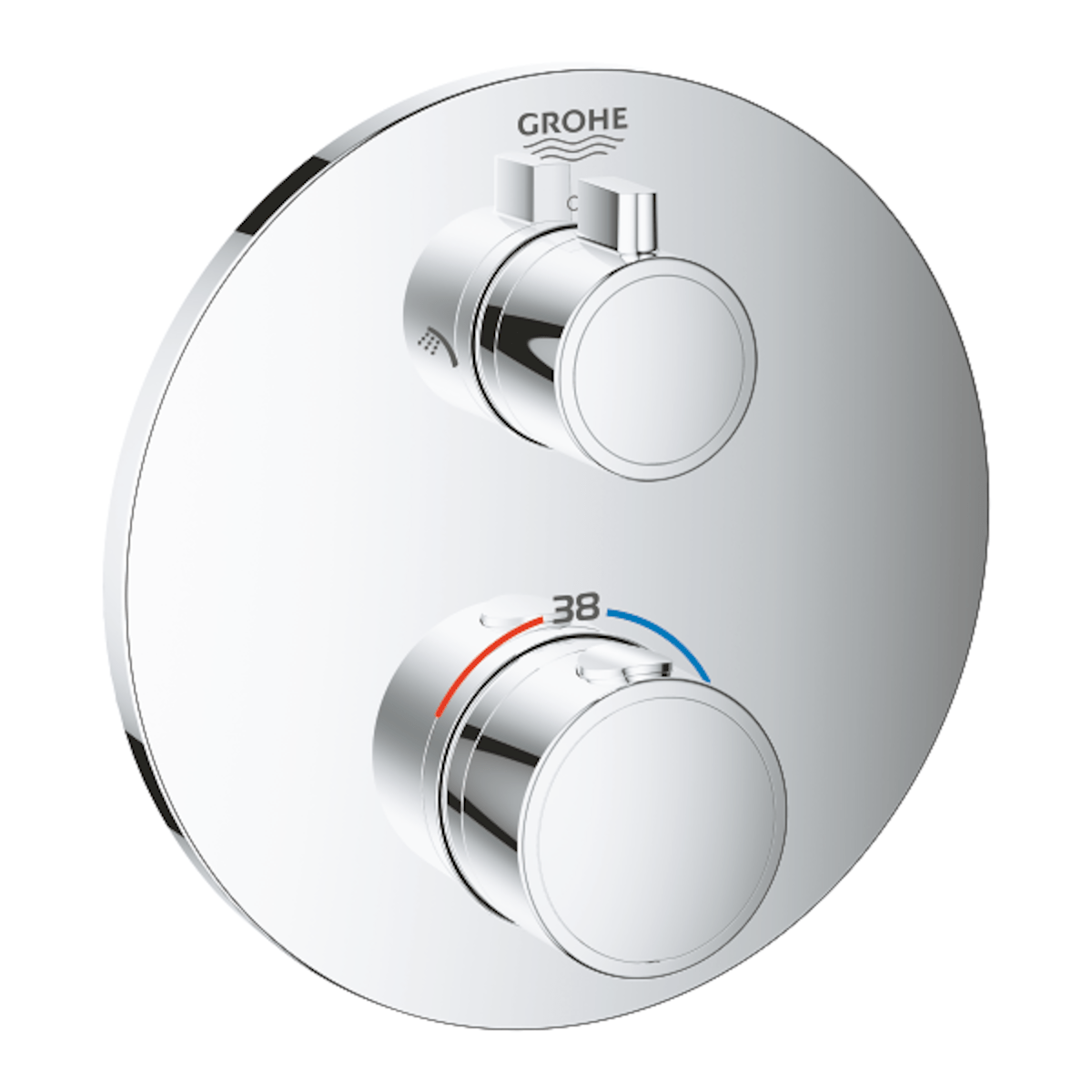 Armature 24076000 Grohe Grohtherm termostatska pokrivna plošča | KOPALNICA-ONLINE.SI