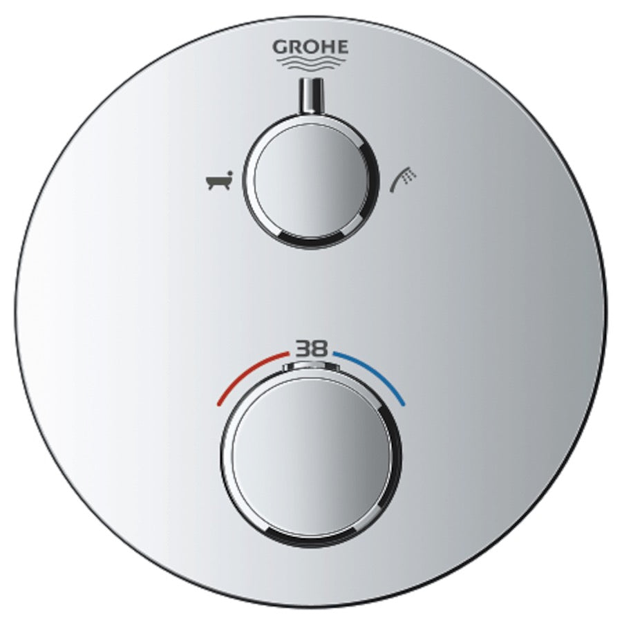 Armature 24077000 Grohe Grohtherm termostatska pokrivna plošča | KOPALNICA-ONLINE.SI