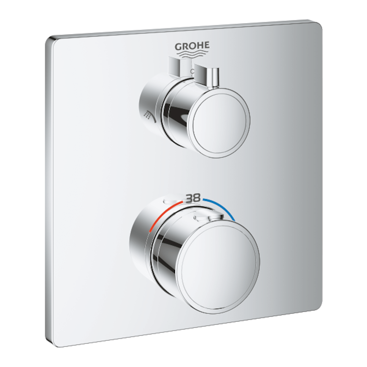 Armature 24079000 Grohe Grohtherm termostatska pokrivna plošča | KOPALNICA-ONLINE.SI