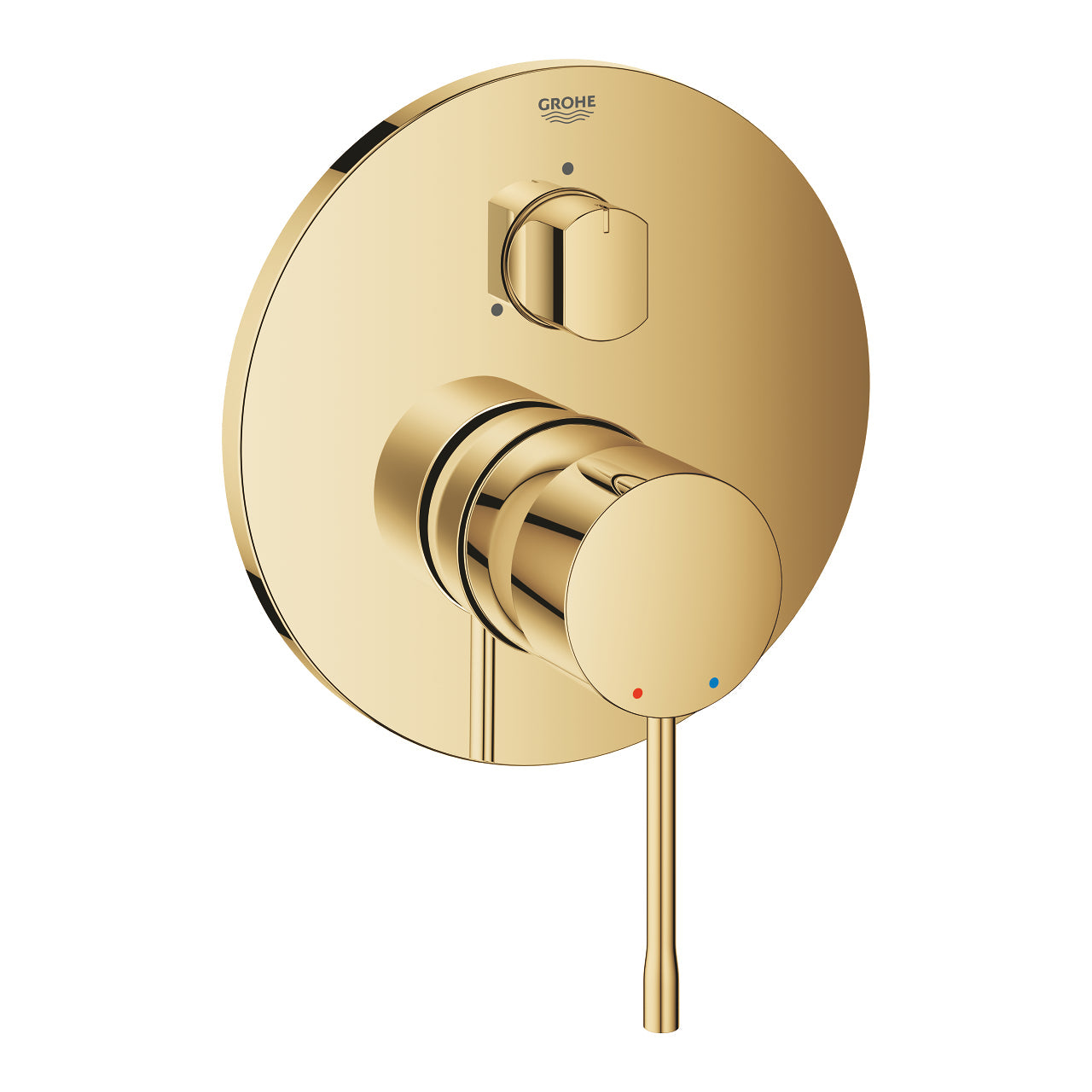Armature 24092GL1 Grohe Essence New pokrivna plošča za kad ali tuš zlata | KOPALNICA-ONLINE.SI