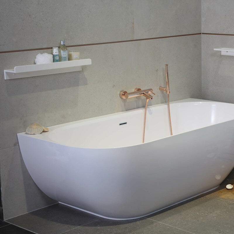 Kopalniški dodatki 24732 Salgar Solid Surface 40 cm polica | KOPALNICA-ONLINE.SI