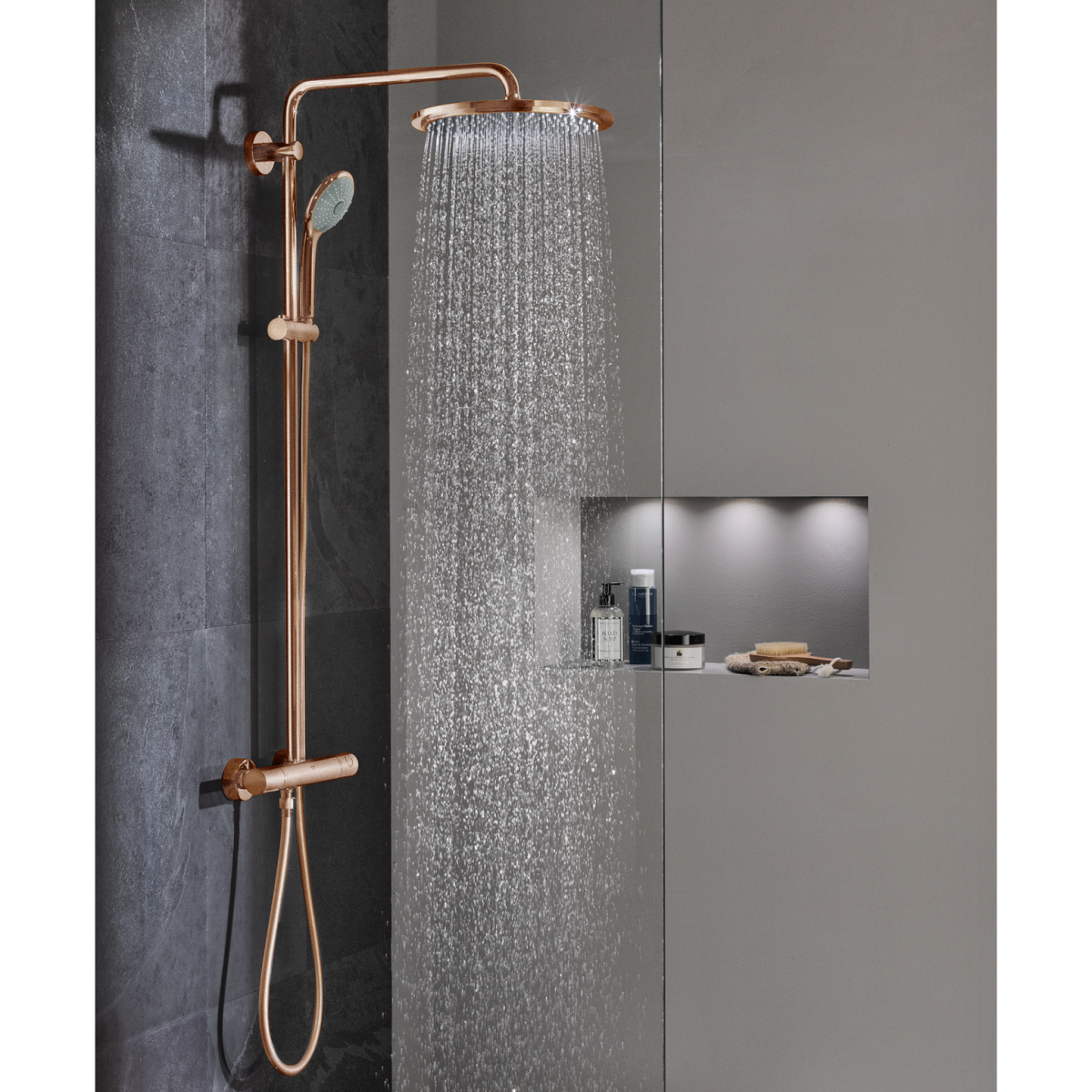 Tuš sistemi 26075DL0 Grohe Euphoria XXL 310 termostatska armatura s tuš setom | KOPALNICA-ONLINE.SI