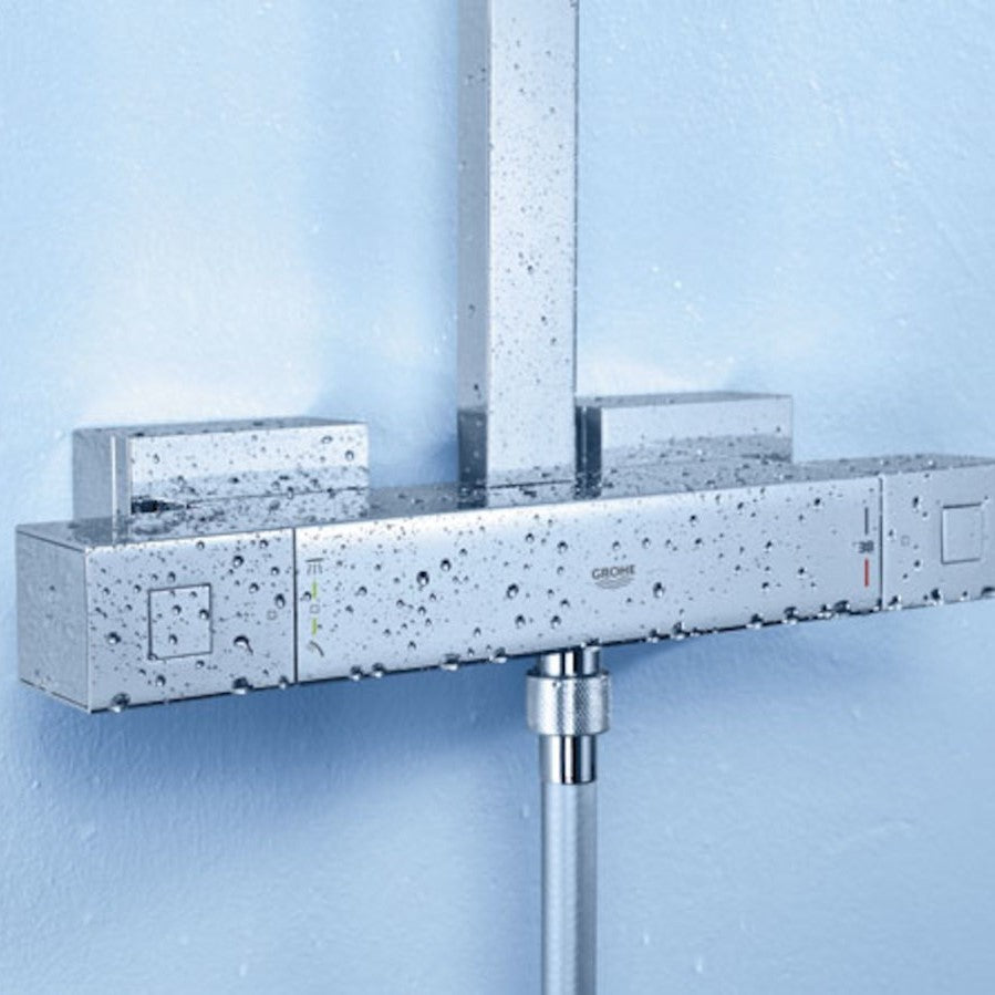Tuš sistemi 26087000 Grohe Euphoria Cube XXL 230 termostatska armatura s tuš setom | KOPALNICA-ONLINE.SI
