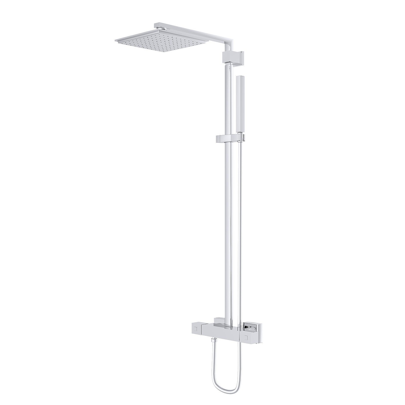 Tuš sistemi 26087000 Grohe Euphoria Cube XXL 230 termostatska armatura s tuš setom | KOPALNICA-ONLINE.SI