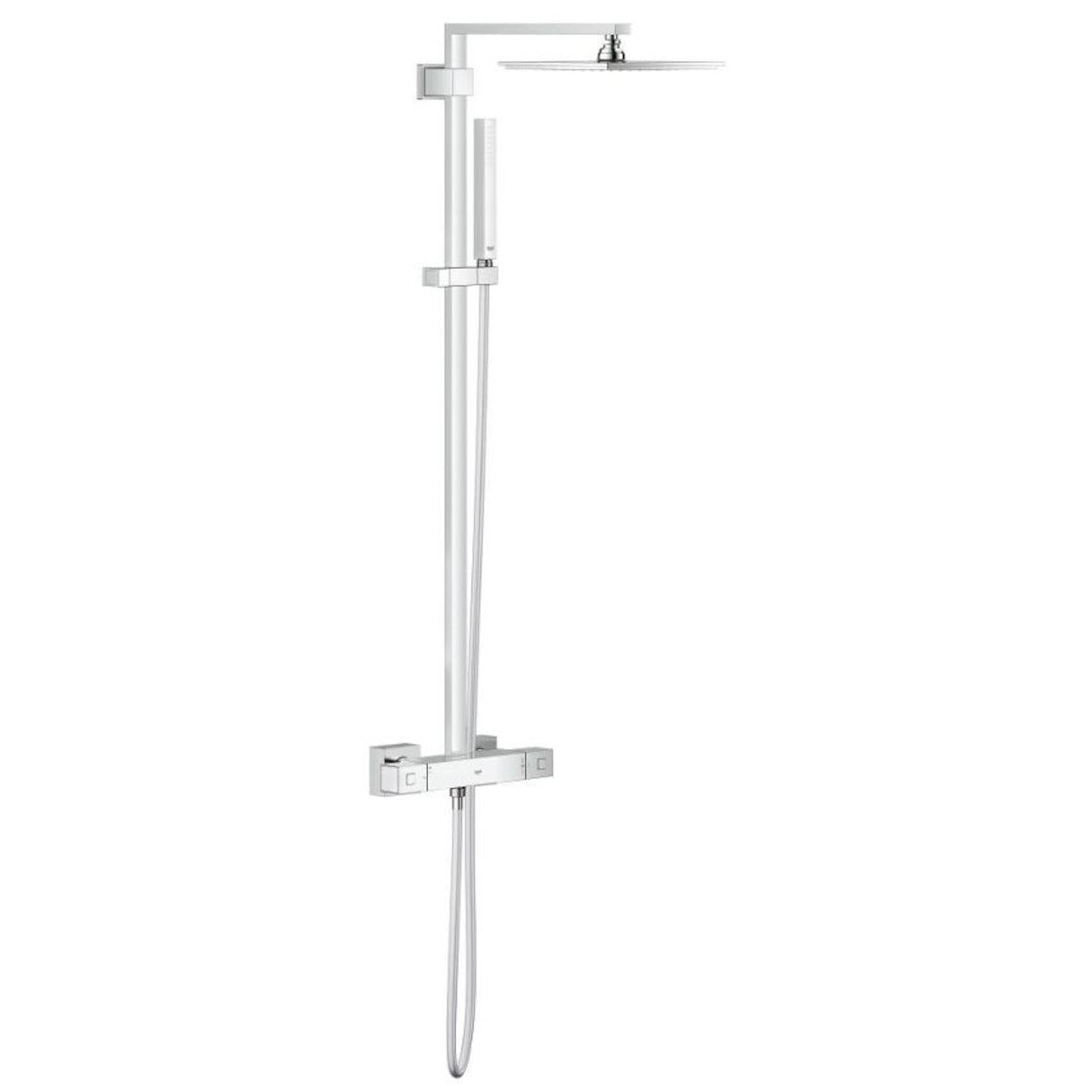 Tuš sistemi 26087000 Grohe Euphoria Cube XXL 230 termostatska armatura s tuš setom | KOPALNICA-ONLINE.SI