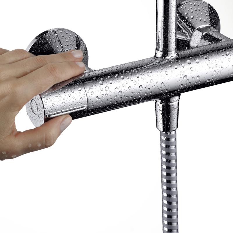 Tuš sistemi 26089000 Hansgrohe Vernis Blend termostatska armatura za tuš s tuš setom | KOPALNICA-ONLINE.SI