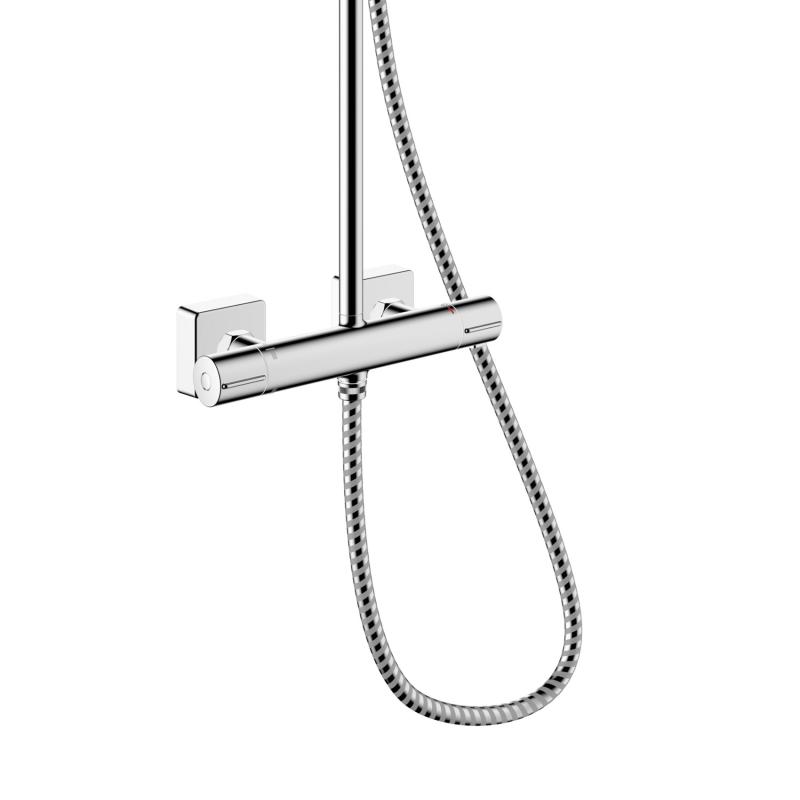 Tuš sistemi 26097000 Hansgrohe Vernis Shape termostatska armatura za tuš s tuš setom EcoSmart | KOPALNICA-ONLINE.SI